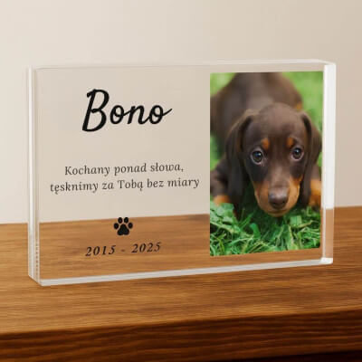 Personalizowana upamiętniająca ramka na zdjęcie...