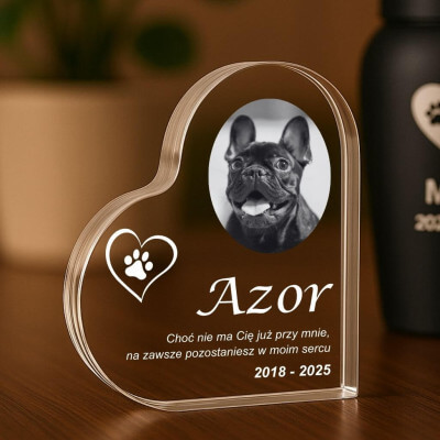 Prezent upamiętniający psa ze zdjęciem –...