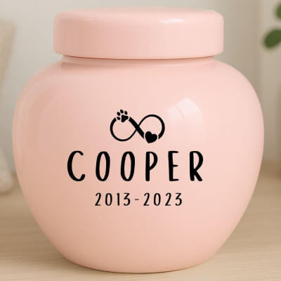 Personalizowana ceramiczna urna dla psa – Urna...